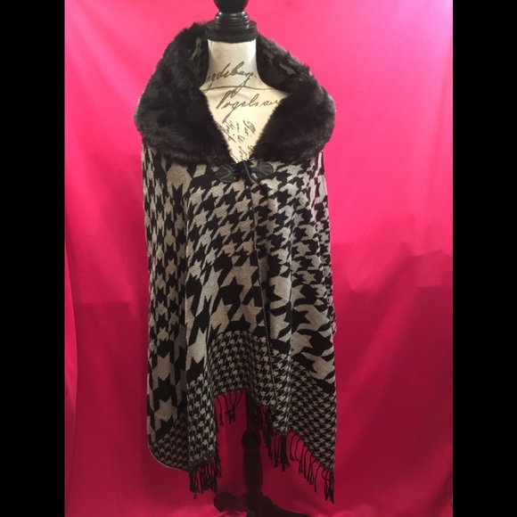 D&Y Accessories - Houndstooth Wrap